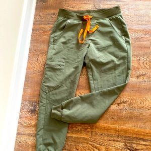 Moss green Figs Scrubs Joggers
